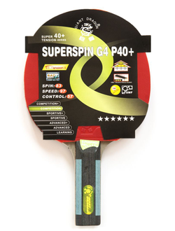 Теннисная ракетка Dragon Superspin 6 Star New (прямая)