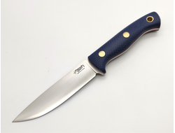 Нож Шершень L сталь N690 синяя микарта