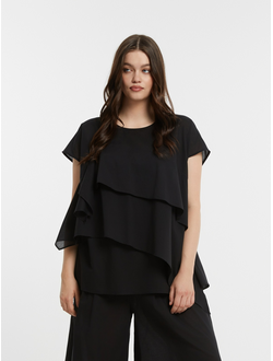 Женская блузка с принтом большого размера в модном бутике XLady