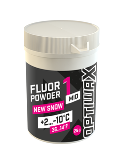 ФТОРИСТЫЙ ПОРОШОК Optiwax Fluor powder mid 1, +2...-10°C 25 ГР