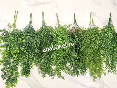 Премиум Искусственные растения, ампельная зелень - Лиана Диффенбахия № Л 004