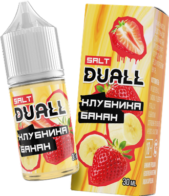 DUALL SALT (20 MG) 30ml - КЛУБНИКА / БАНАН