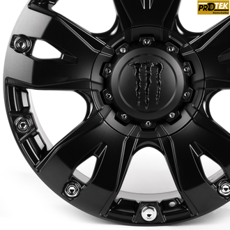 Комплект дисков R20 9,0J ET+35 5*150/5*139,7 Monster iV-542-SM201 Черный матовый (81961)