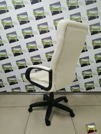 Кресло Кр82 ТГ ПЛАСТ ЭКО (экокожа белая)