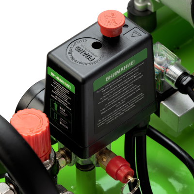 Компрессор безмаслянный малошумный МБ 2250/100, 2250 Вт, 100л, 400 л/мин Сибртех