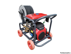 Автономный передвижной каналопромывочный аппарат Комета (48,5/152) Honda GX690 барабан 100 метров