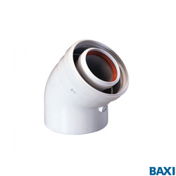 Коаксиальный отвод 45°, диам. 60/100 мм, KHG71410161