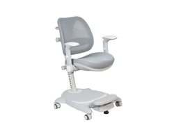 Детское эргономичное кресло Agosto Grey  Cubby с подлокотниками и подставкой купить в Воронеже