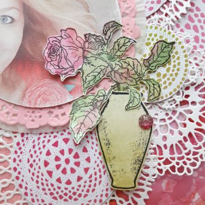 ФП штамп "Роза винтажная"