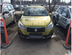 Защита радиатора Suzuki SX4 (II S-Cross) 2013-2016 chrome