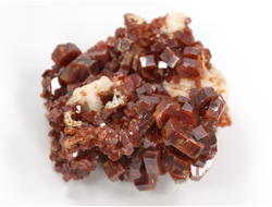 Ванадинит, кристаллы на породе, Марокко (37*34*23 мм, 59 г) №35887