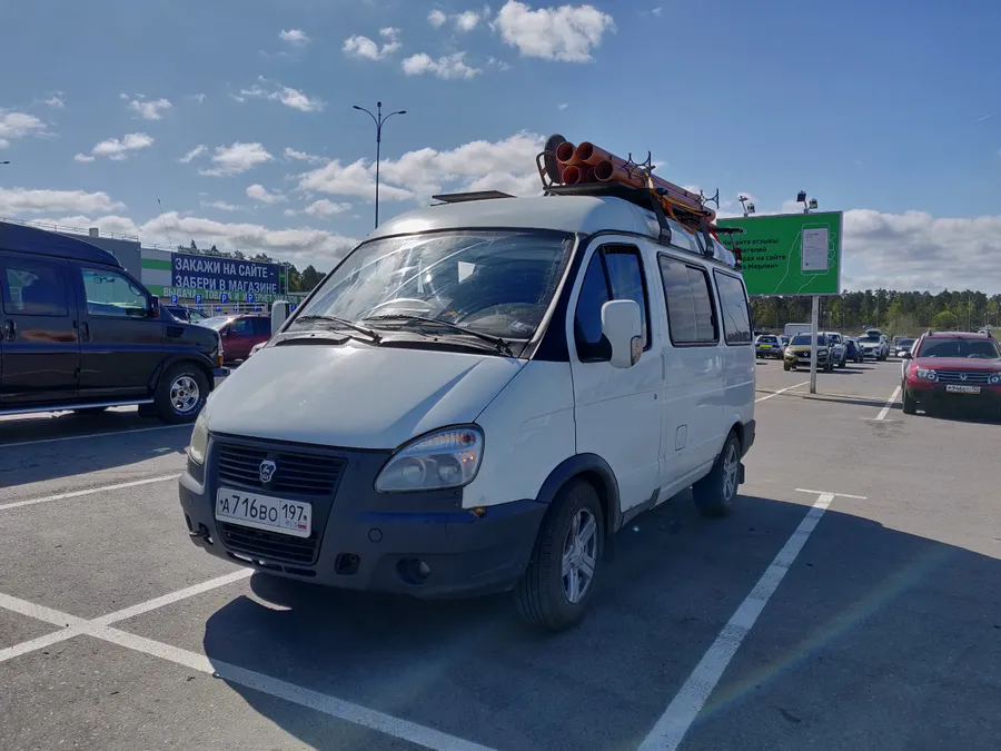 Рабочее авто нашей монтажной бригады