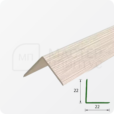 УГОЛ ДЕКОРАТИВНЫЙ 10Х10 УП 01-27.2700.501Л СЕРЕБРО (матовый)