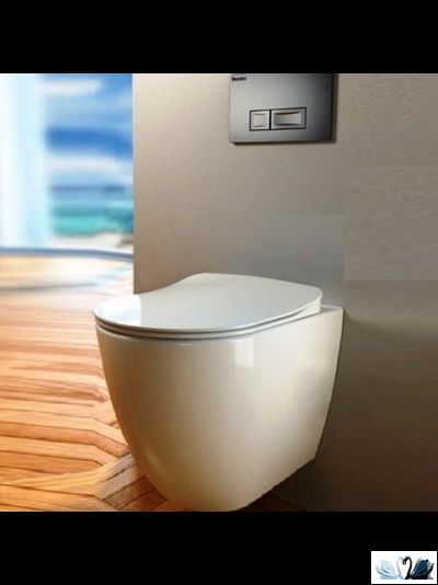 Чаша унитаза Creavit Free FE350.000 напольная приставная, с функцией биде. Скрытые крепления