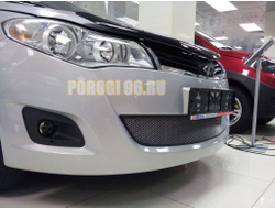 Защита радиатора Chery Bonus 2011-2014/Chery Very 2011-2014 chrome