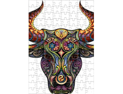 Пазл с символикой "Быка" №5