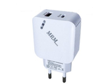 Сетевое зарядное устройство USB 5V/3A  QC3.0 +Type-C MR822C (гарантия 14 дней)