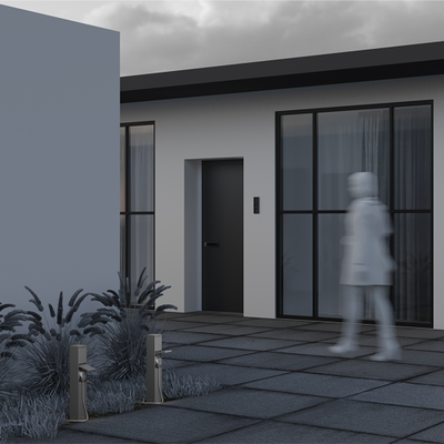 Уличная розетка Nido 2x2000Вт IP 54, O460FL-GF02SC