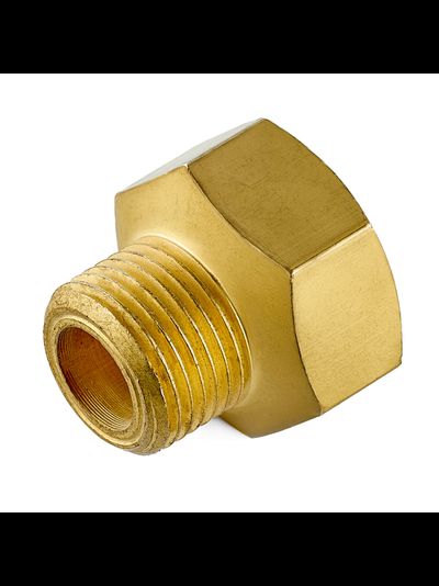 Переходник  к импортному редуктору, латунь