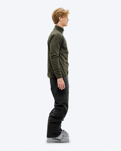 Techno Grid Fleece T-Neck (Forest Green) флис M