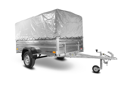 Прицеп «Спутник Expert» (2540х1300х480) оцинкованная рама, без подрамника (увеличенный борт)