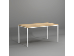 Обеденный стол Leo 120×70 white светлый дуб купить в Ялте