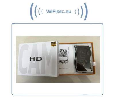 Охранная видеокамера /IP видеоняня WiFi/LAN (Часы настольные, волна)  с аккумулятором с DVR, Full HD (Camwf)