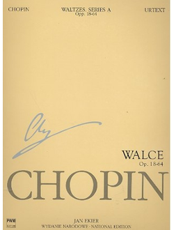 Chopin, Fr?d?ric. Waltzes for piano. National Edition vol.11 A 11