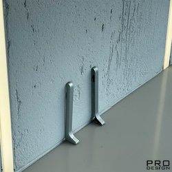 Заглушки SYMETRIC L Анодированный серебро