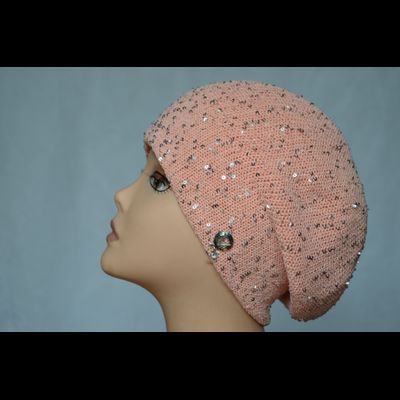 Весенний берет женский Vizio Италия S A 4 персиковый фото