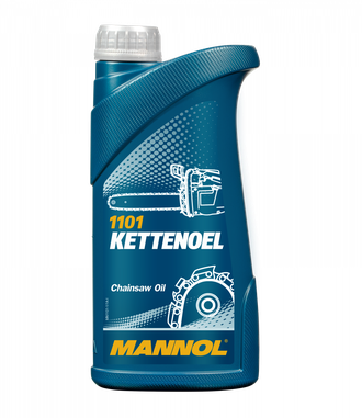 Масло для смазки режущих цепей бензо и электропил с ручной и автоматической подачей смазки MANNOL Agro MN1101-1 1L