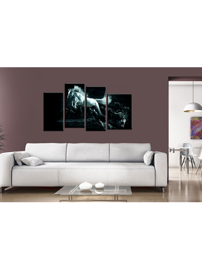 Модульная картина "Среди волков"