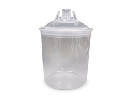 Одноразовый пластиковый бачок  с крышкой и ситечком JPPS JETA PRO 50 штук