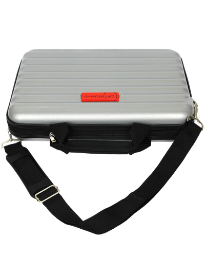 Пластиковый кейс для ноутбука 13 - 14 дюймов Optimum, серый