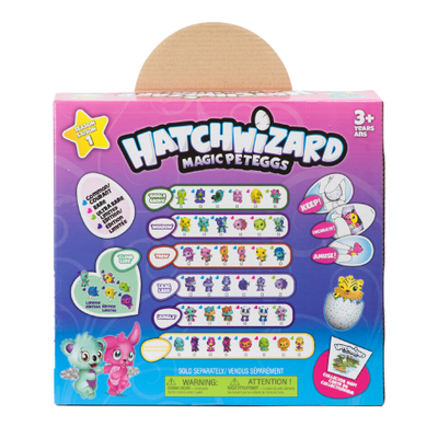 Набор Hatchwizard: Яйцо сюрприз 2шт, фигурки 2шт, дерево 1шт