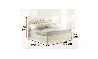 Кровать "Capitonne" 160x200 см