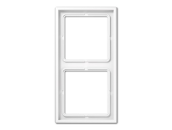 Рамка 2 поста белый Jung LS982WW
