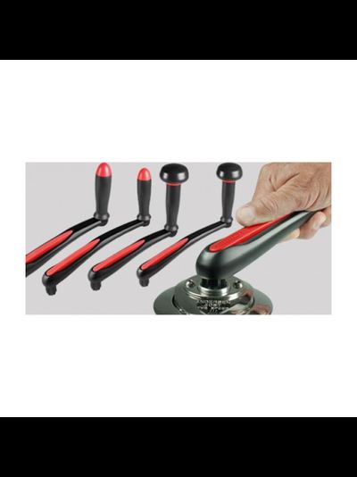 Ручка для лебедки с автоматическим механизмом QuickLock Ronstan RF4435 250мм из анодированного алюминия для судов до 25м черно-красная