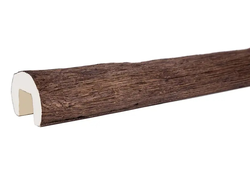 Декоративная балка из полиуретана. Полиуретановая фальшбалка Country Decor строганая светлый дуб