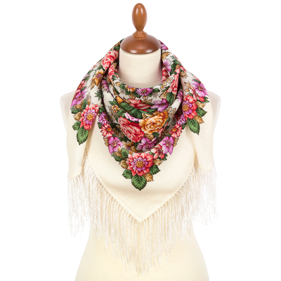 Павловопосадский платок Озарение 1957-2