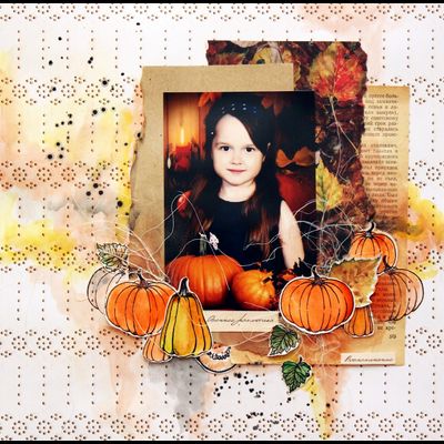 ФП штамп "Тыква мускатная с хвостиком"