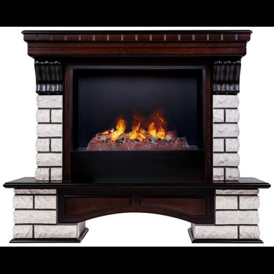 Электрокамин Country Rock AO с очагом 3D Cassette 630