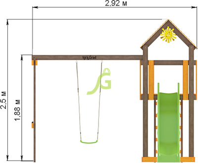 Детская площадка IgraGrad Игруня 1