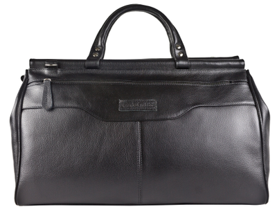 Кожаный саквояж Altamura black (арт. 4025-01)