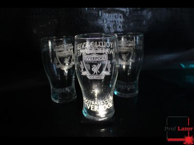 Бокал с гравировкой Liverpool