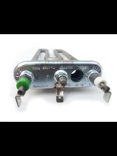 ТЭН 1700Вт (L=170мм, с отв. ДРТ) для стиральной машины Indesit / Ariston