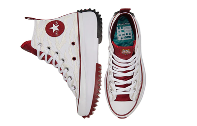 Летние кеды Converse Run Star Hike белые на высокой подошве 173125C приобрести в Москве