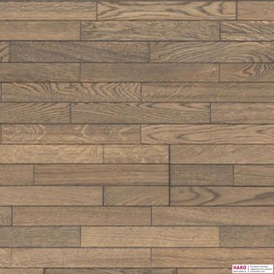 Декор паркетной доски Haro Дуб Табакко-Серый Терра Ретро 532982 фронт