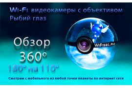 Панорамные WiFI видеокамеры на wifisec.ru