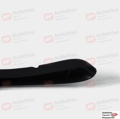 AM215 Вешалка-плечики для одежды с покрытием soft-touch цвет: черный L= 440 мм